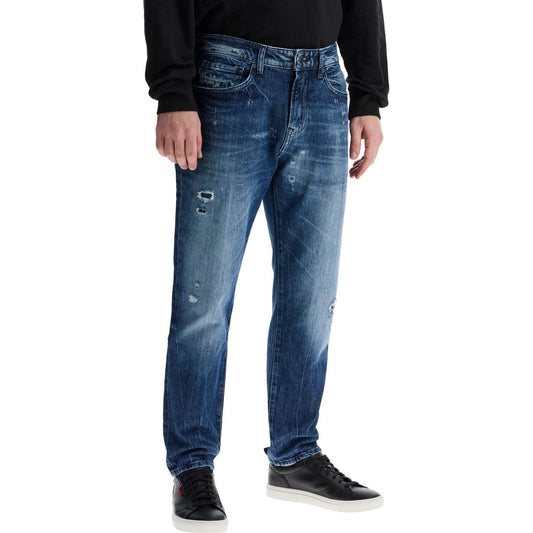 Boss regular fit turquoise jeans with faded effect Jeans Boss