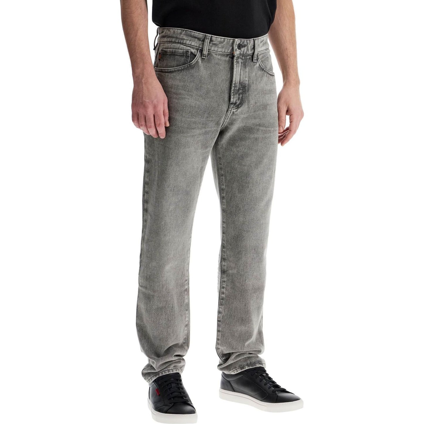 boss re.maine regular fit medium grey jeans