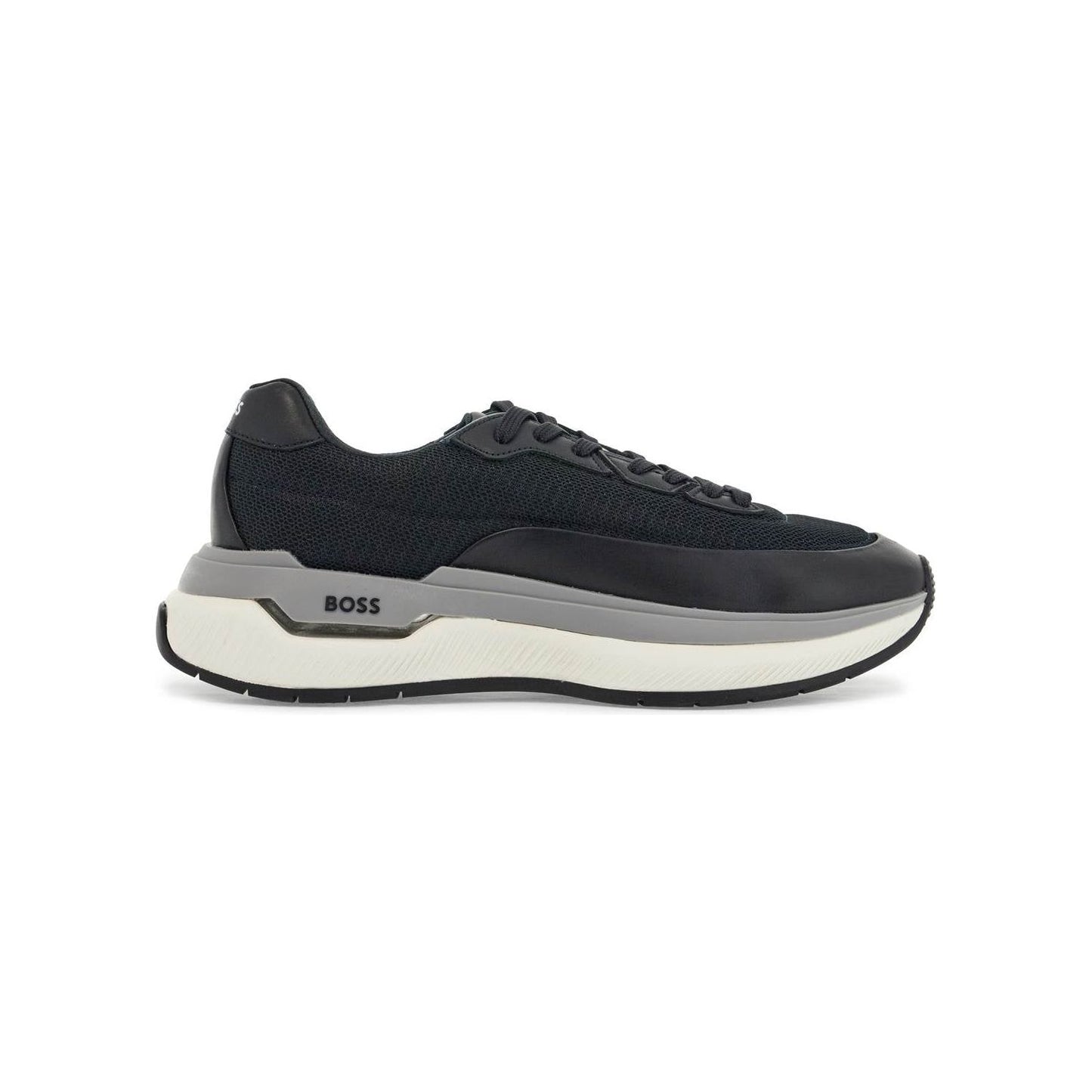 Boss sneakers void_runn_ltny dark blue mix materials rubber sole Sneakers Boss