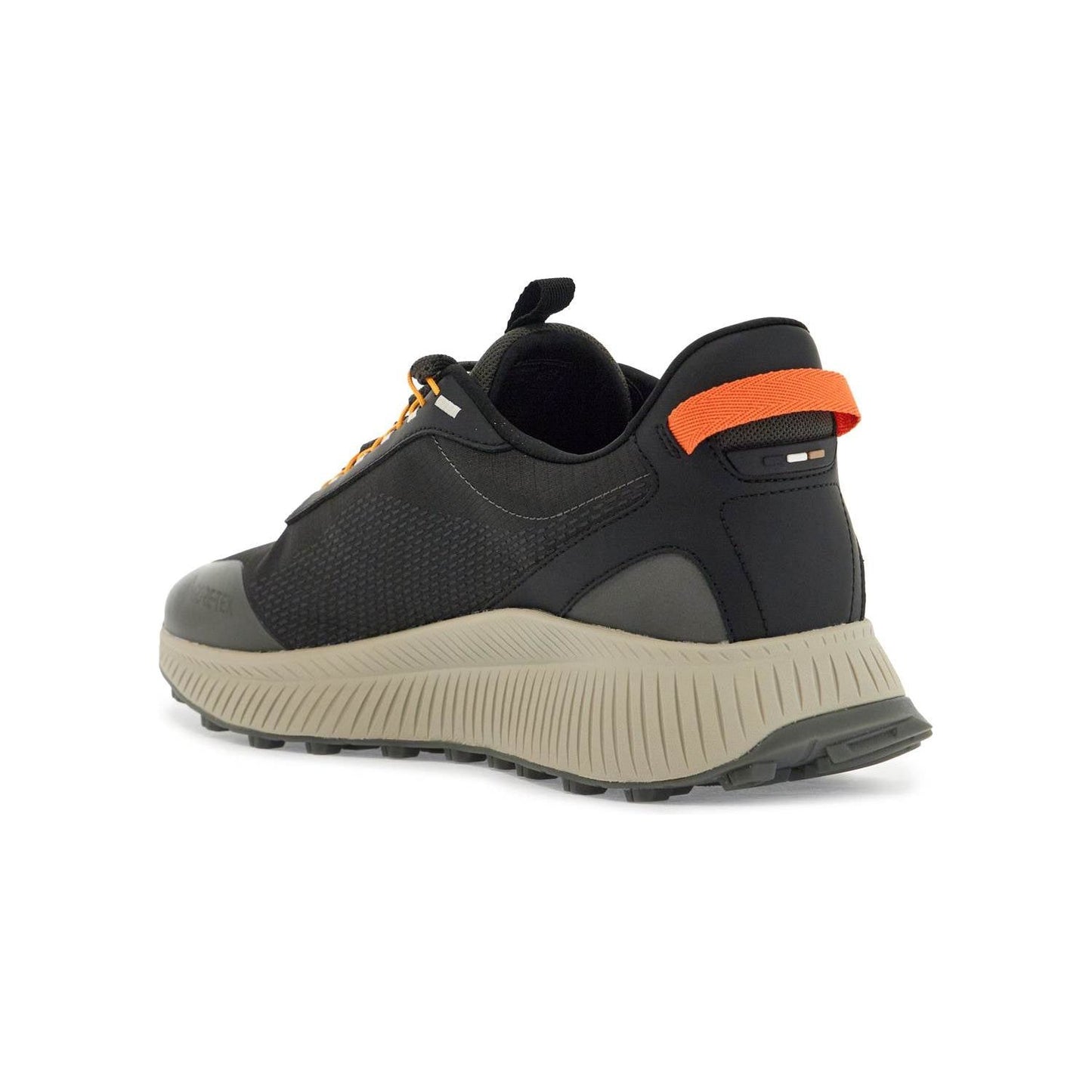 Boss dark grey breathable sneakers with orange details ttnm evo_runn_rsgtx Sneakers Boss