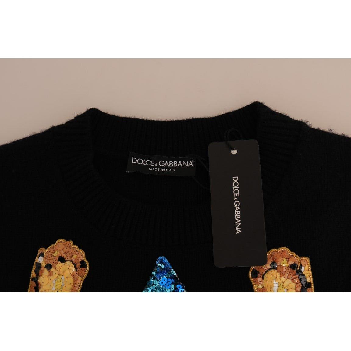 Dolce & Gabbana Enchanted Elegance Cashmere Sweater Dolce & Gabbana