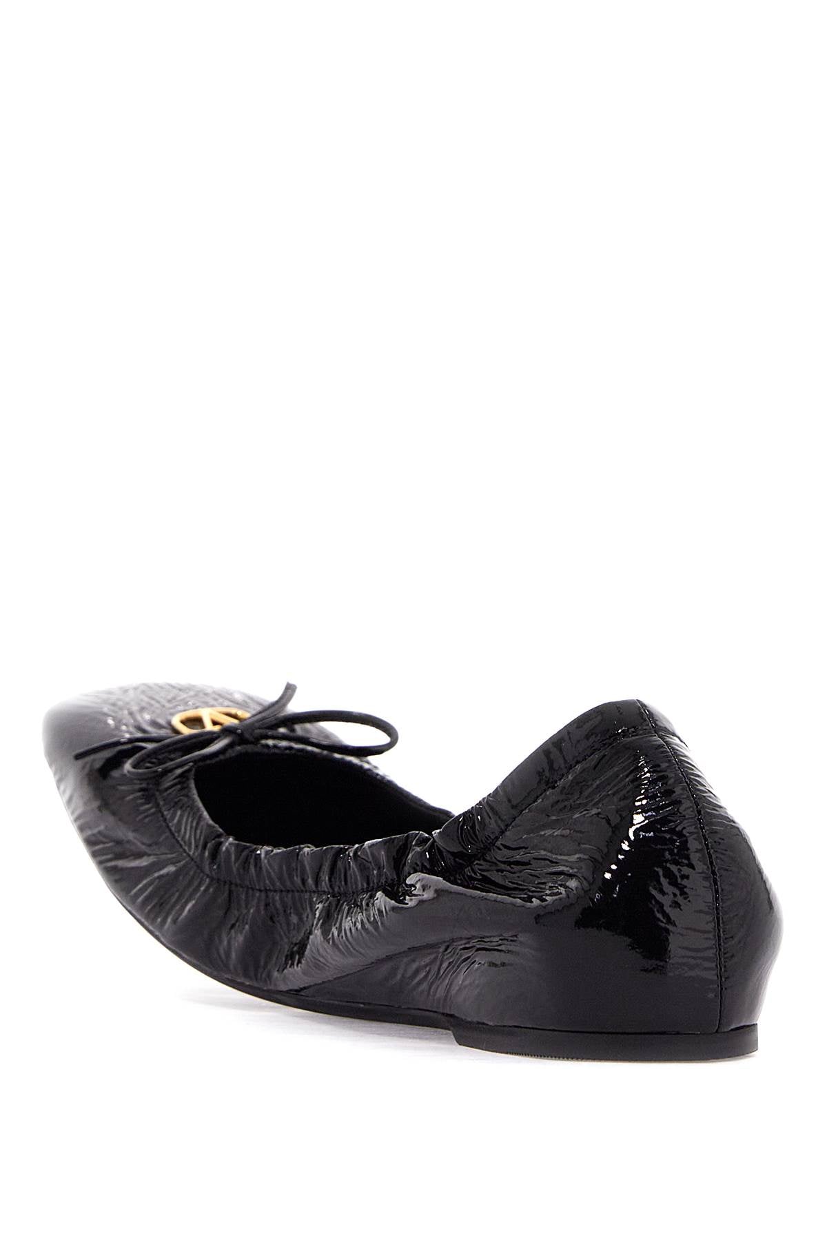 Valentino Garavani vlogo signature patent leather baller Flat Shoes Valentino Garavani