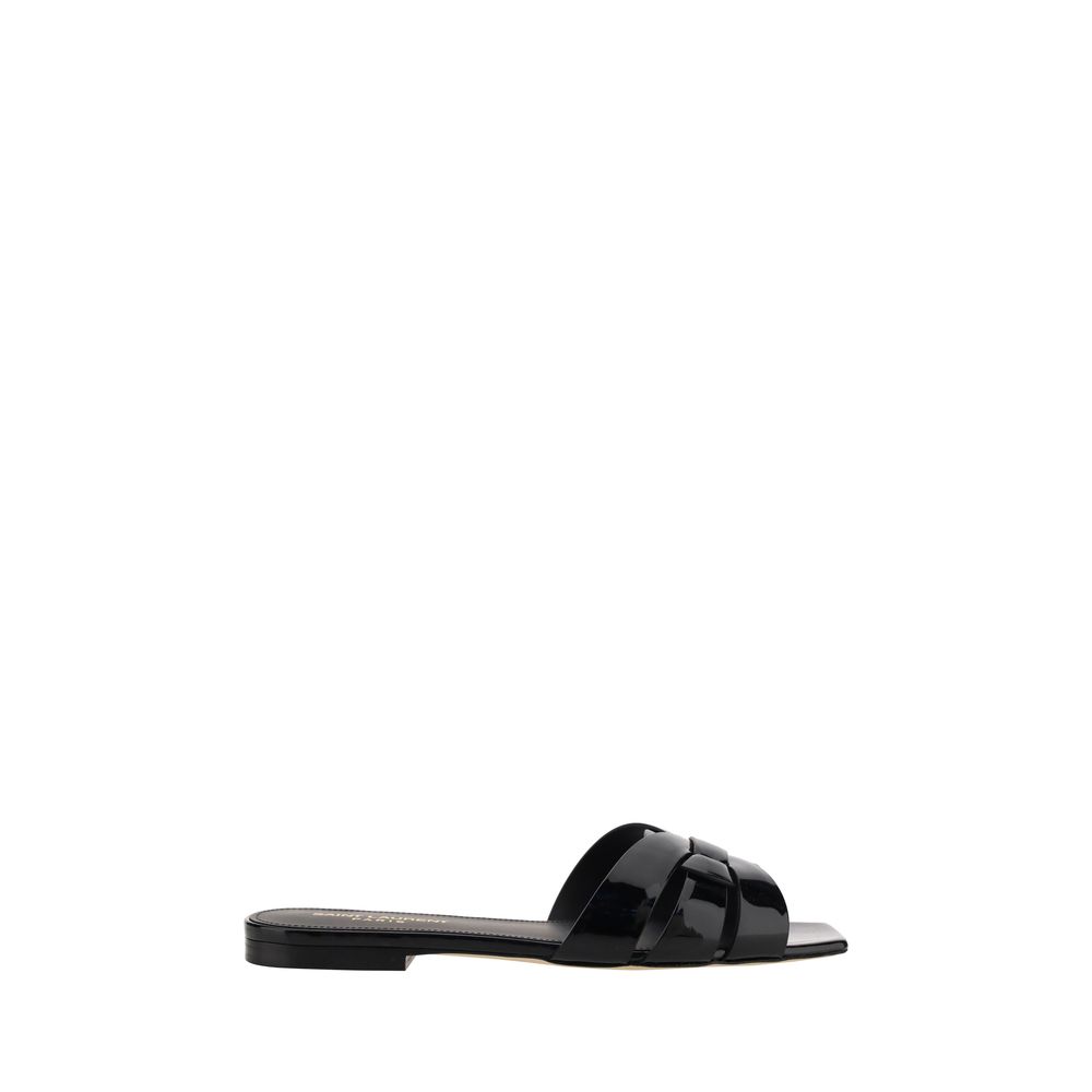 Saint Laurent Tribute Flat Sandals Saint Laurent