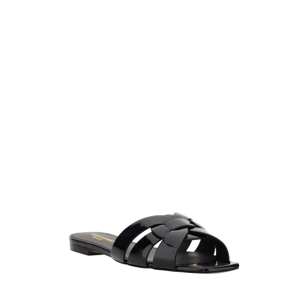 Saint Laurent Tribute Flat Sandals Saint Laurent