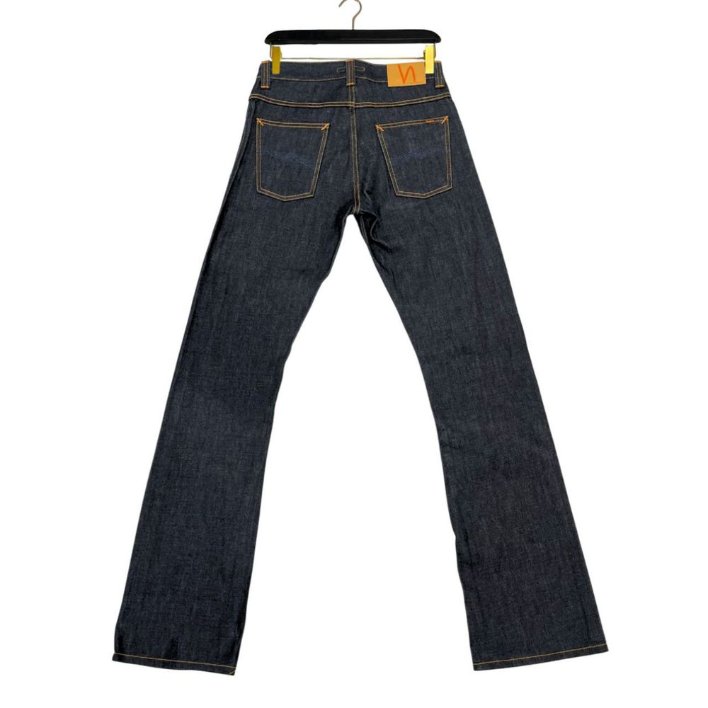 Nudie Jeans Blue Cotton Men Jeans Nudie Jeans