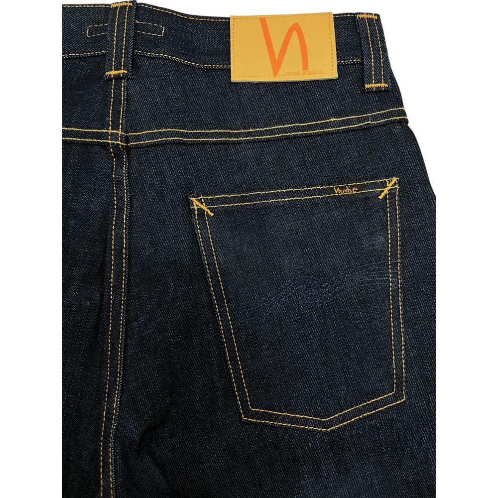 Nudie Jeans Blue Cotton Men Jeans Nudie Jeans