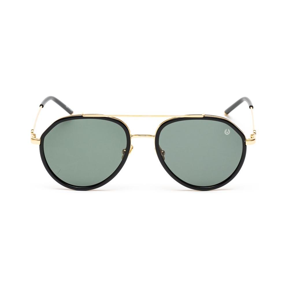 Belstaff Gold Stainless Steel Sunglasses Belstaff