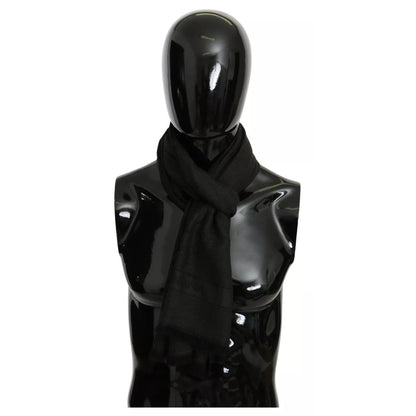 Dolce & Gabbana Green Brown Wrap Cashmere Shawl Scarf