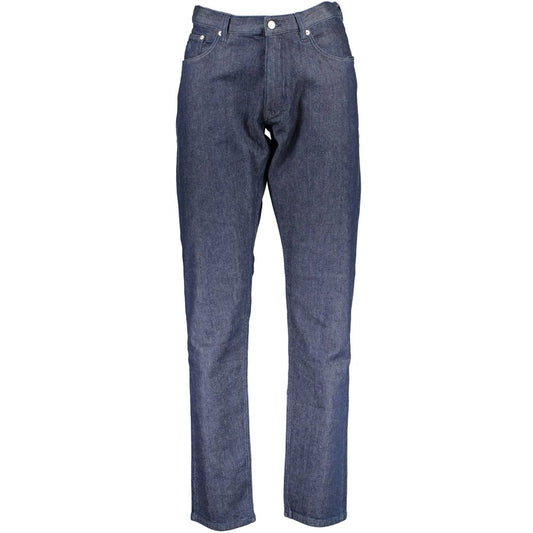 Gant Blue Cotton Men Jeans Gant