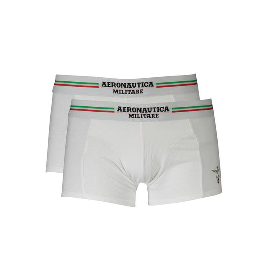 Aeronautica Militare White Cotton Underwear Aeronautica Militare