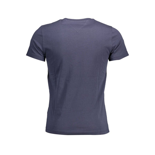 Tommy Hilfiger Blue Cotton Men T-Shirt Tommy Hilfiger