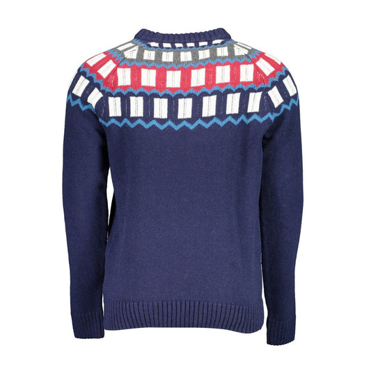 Gant Blue Wool Men Sweater Gant