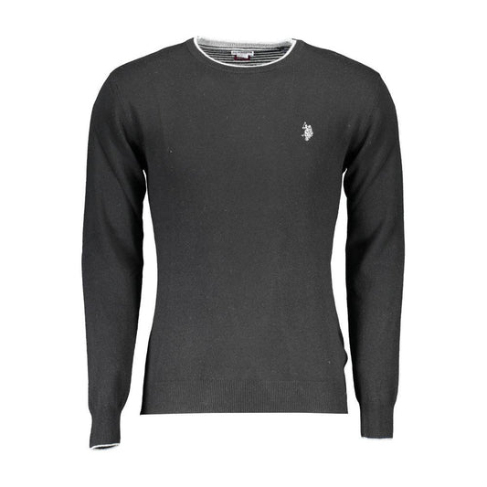 U.S. POLO ASSN. Black Wool Men Sweater U.S. POLO ASSN.