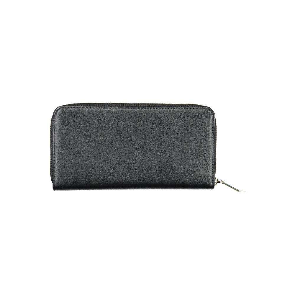 Calvin Klein Black Polyvinylchloride Women Wallet Calvin Klein