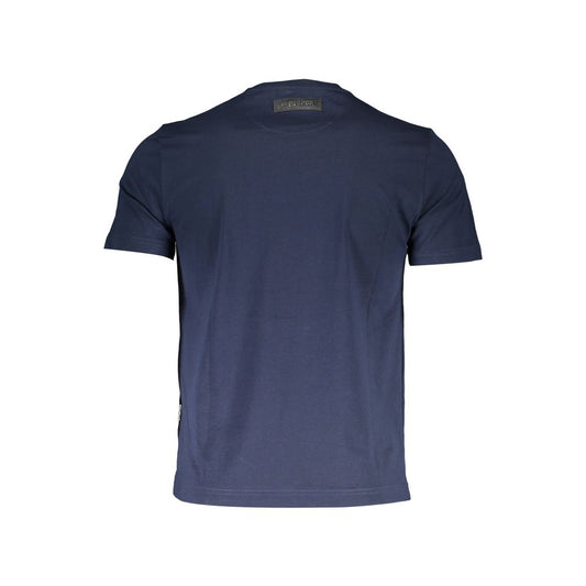 Plein Sport Blue Cotton Men T-Shirt Plein Sport