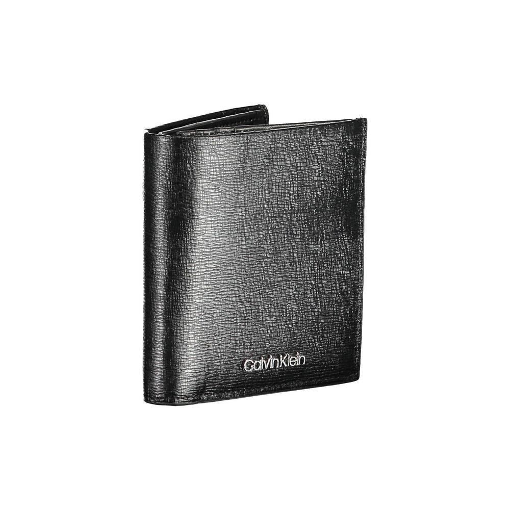 Calvin Klein Black Leather Mens Wallet Calvin Klein