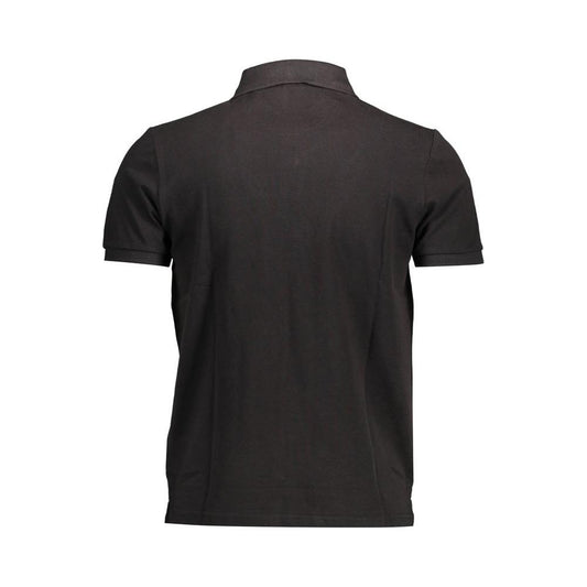 North Sails Black Cotton Men Polo Shirt North Sails