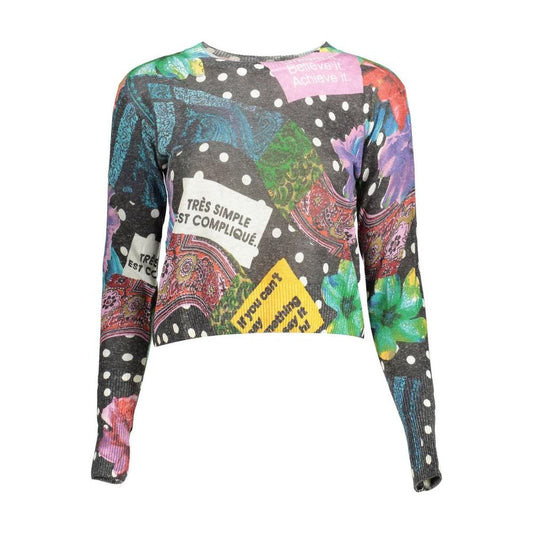 Desigual Black Acrylic Women Sweater Desigual