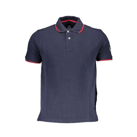 North Sails Blue Cotton Men Polo Shirt North Sails