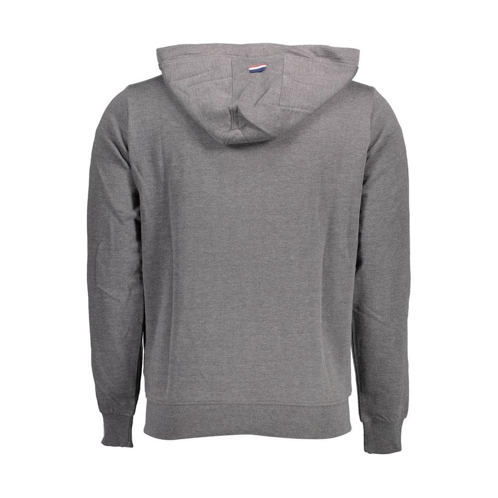 U.S. POLO ASSN. Gray Cotton Men Sweater U.S. POLO ASSN.