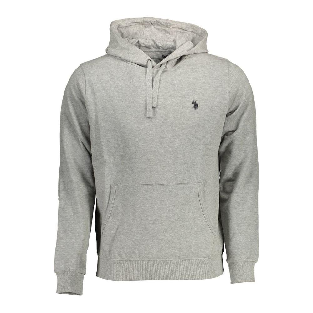 U.S. POLO ASSN. Gray Cotton Men Sweater U.S. POLO ASSN.