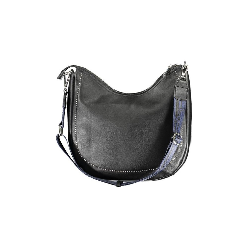 BYBLOS Black Polyethylene Women Handbag BYBLOS