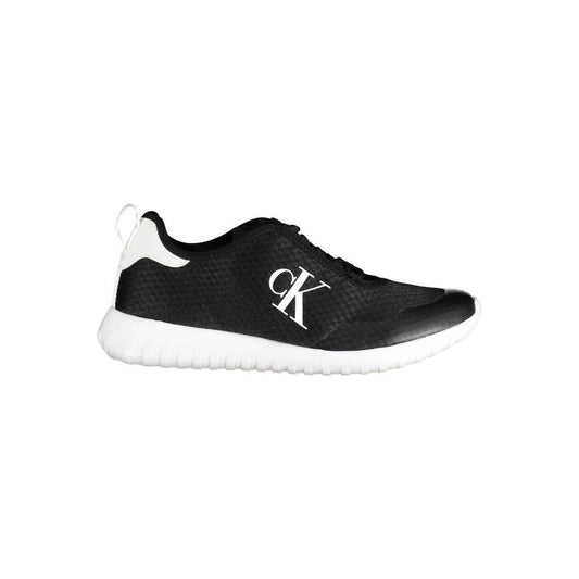 Calvin Klein Black Polyester Men Sneaker Calvin Klein