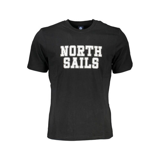 North Sails Black Cotton T-Shirt