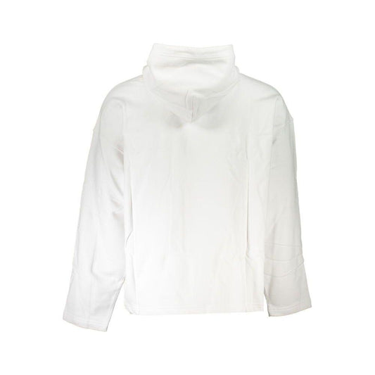 Calvin Klein Eco-Chic White Hooded Sweatshirt Calvin Klein