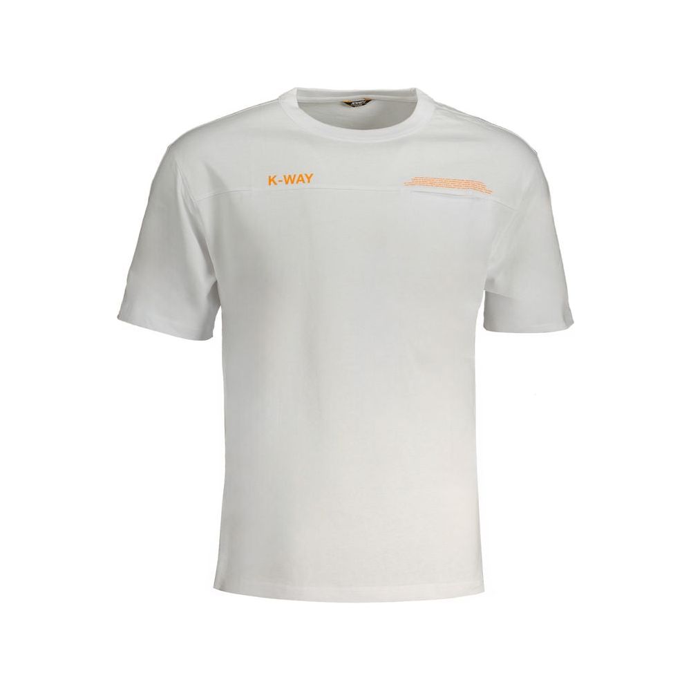 K-WAY White Cotton T-Shirt K-WAY