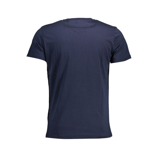 La Martina Blue Cotton Men T-Shirt La Martina