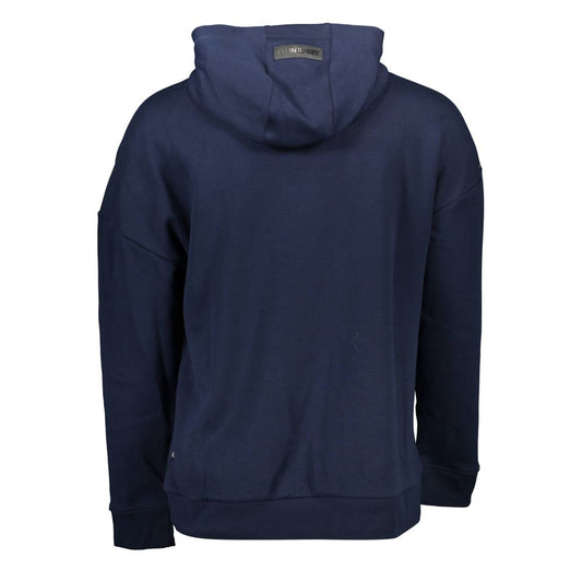 Plein Sport Blue Cotton Men Sweater Plein Sport