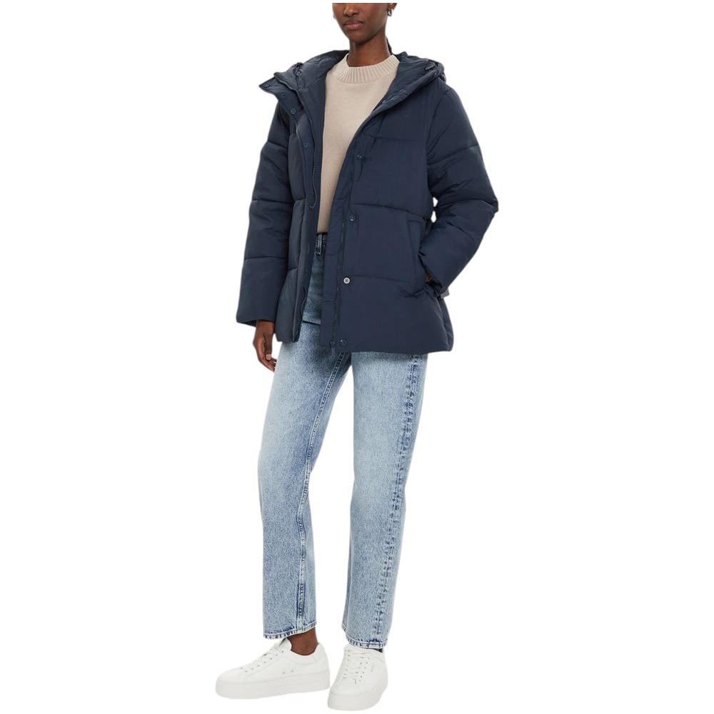 Calvin Klein Jeans Blue Nylon Jackets & Coat Calvin Klein Jeans