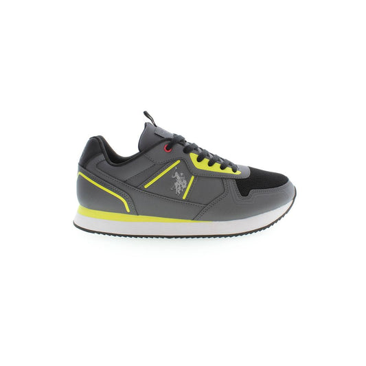 U.S. POLO ASSN. Gray Polyester Men Sneaker U.S. POLO ASSN.