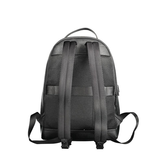 Tommy Hilfiger Black Polyethylene Men Backpack Tommy Hilfiger