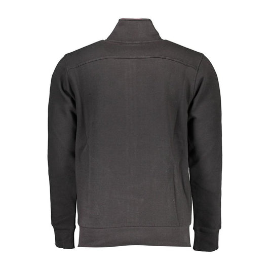 U.S. Grand Polo Black Cotton Men Sweater U.S. Grand Polo