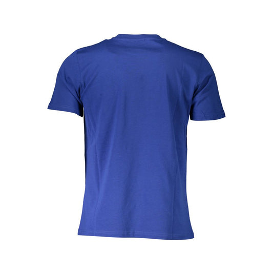 North Sails Blue Cotton Men T-Shirt North Sails