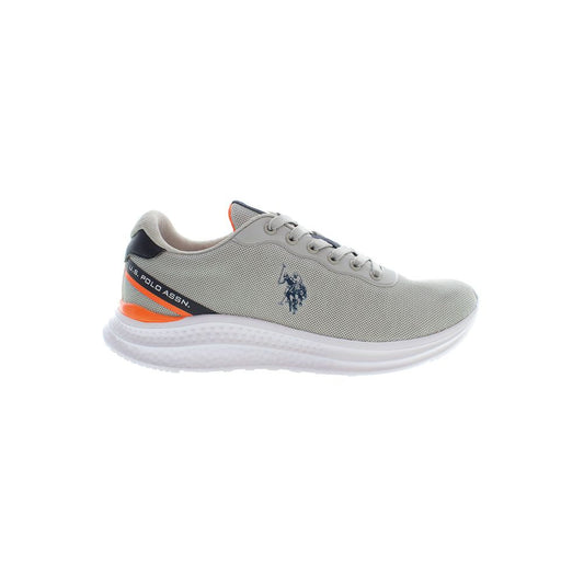 U.S. POLO ASSN. Gray Polyester Men Sneaker U.S. POLO ASSN.