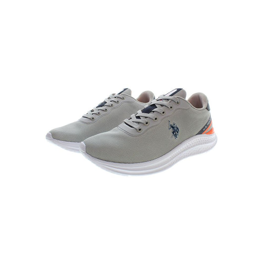 U.S. POLO ASSN. Gray Polyester Men Sneaker U.S. POLO ASSN.