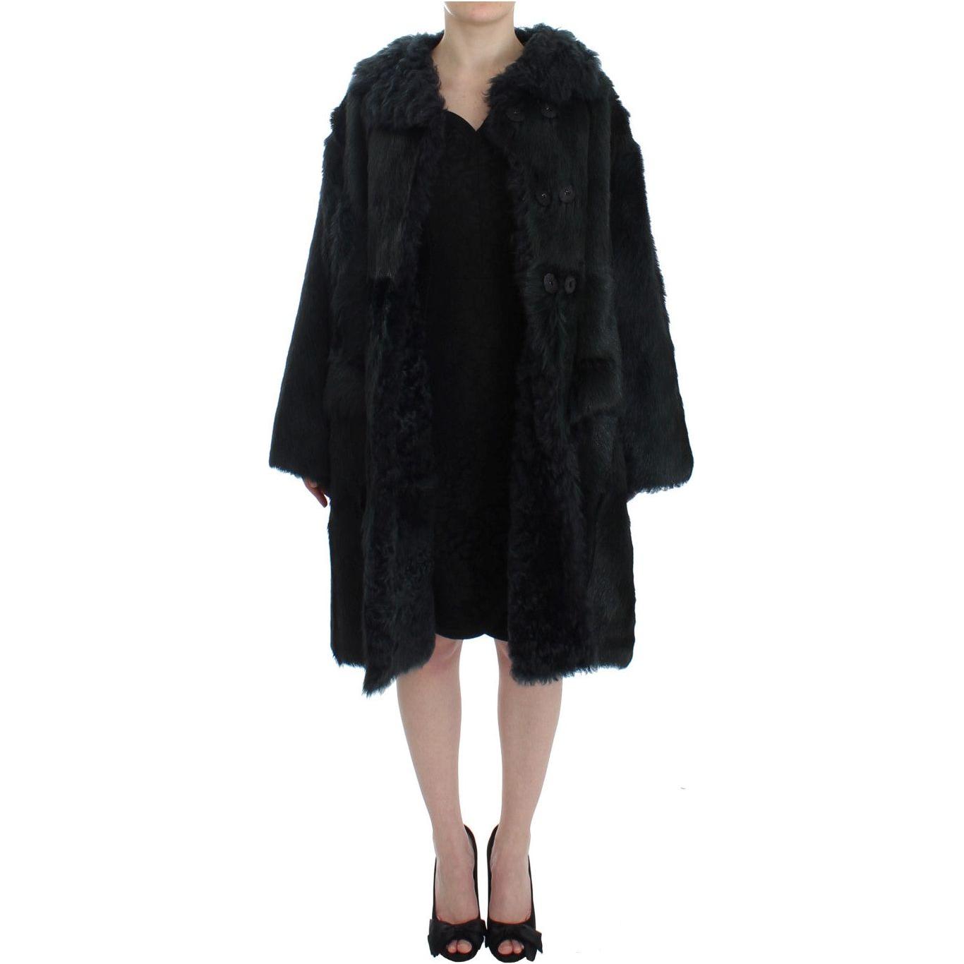 Dolce & Gabbana Exquisite Shearling Coat Jacket Dolce & Gabbana