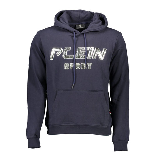 Plein Sport Blue Cotton Men Sweater Plein Sport