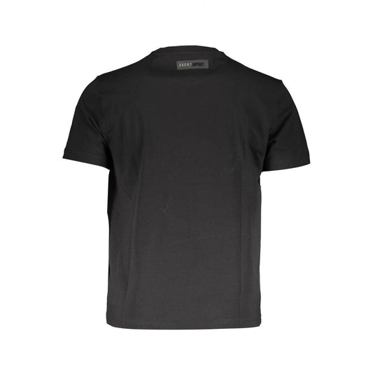 Plein Sport Black Cotton Men T-Shirt Plein Sport