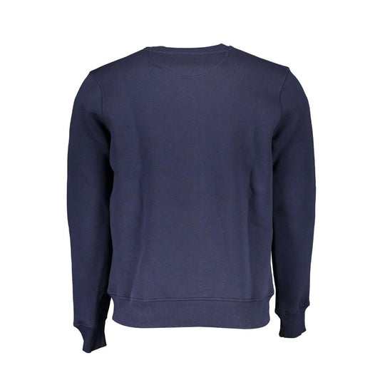 North Sails Blue Cotton Men Sweater North Sails