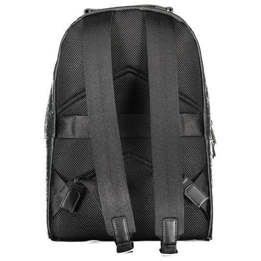 Calvin Klein Black Polyester Men Backpack Calvin Klein