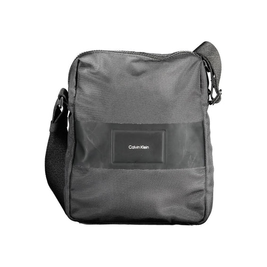 Calvin Klein Black Polyester Men Shoulder Bag Calvin Klein