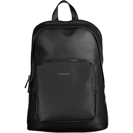 Calvin Klein Black Polyester Men Backpack Calvin Klein