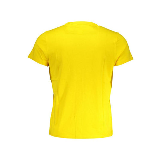 K-WAY Sunshine Yellow Crew Neck Cotton Tee K-WAY