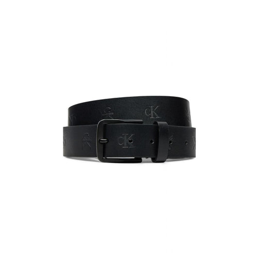 Calvin Klein Jeans Black Leather Belt Calvin Klein Jeans