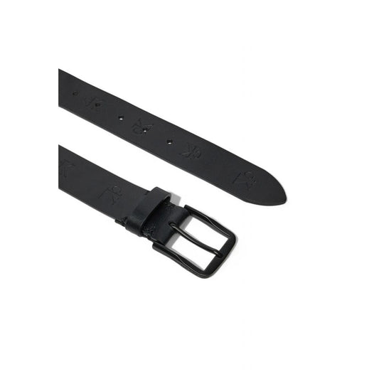 Calvin Klein Jeans Black Leather Belt Calvin Klein Jeans