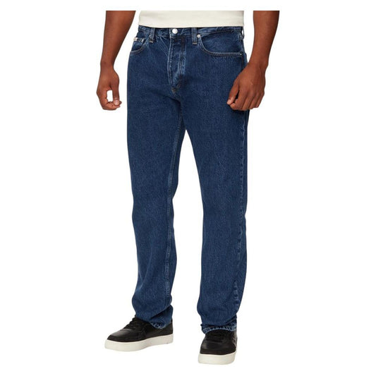 Calvin Klein Jeans Blue Cotton Jeans & Pant Calvin Klein Jeans